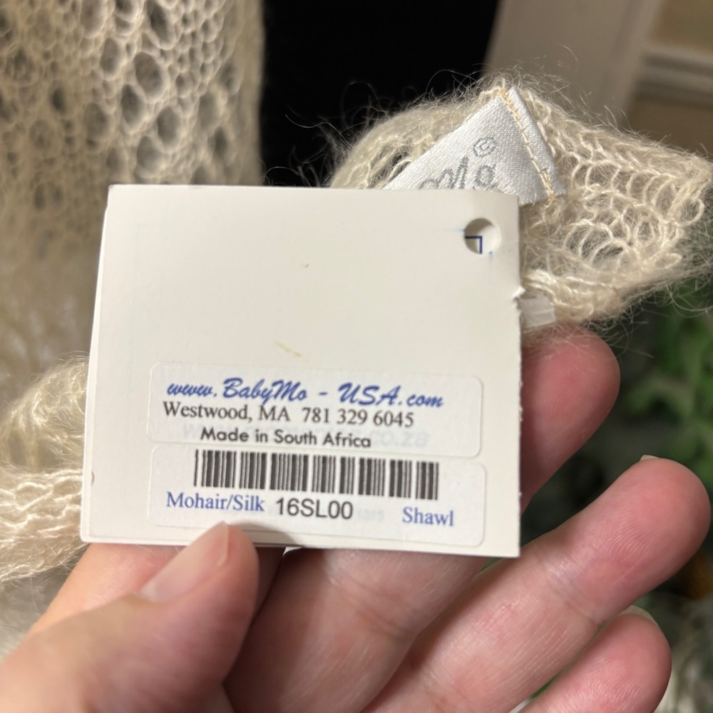 Baby Mo Kid Mohair/Silk Shawl - Picture 11 of 15